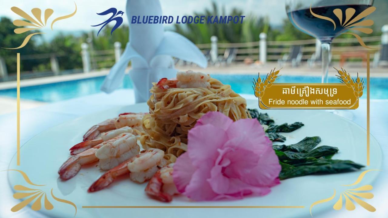 Bluebird Lodge Kampot Exterior foto